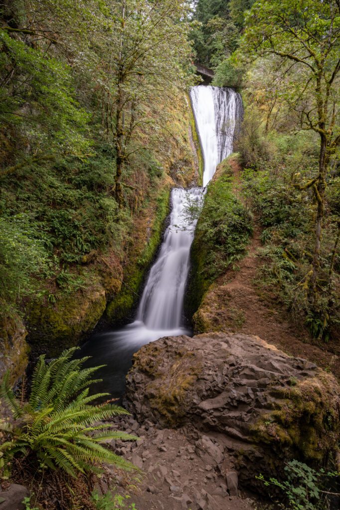 Bridal Veil Falls in the Columbia River Gorge